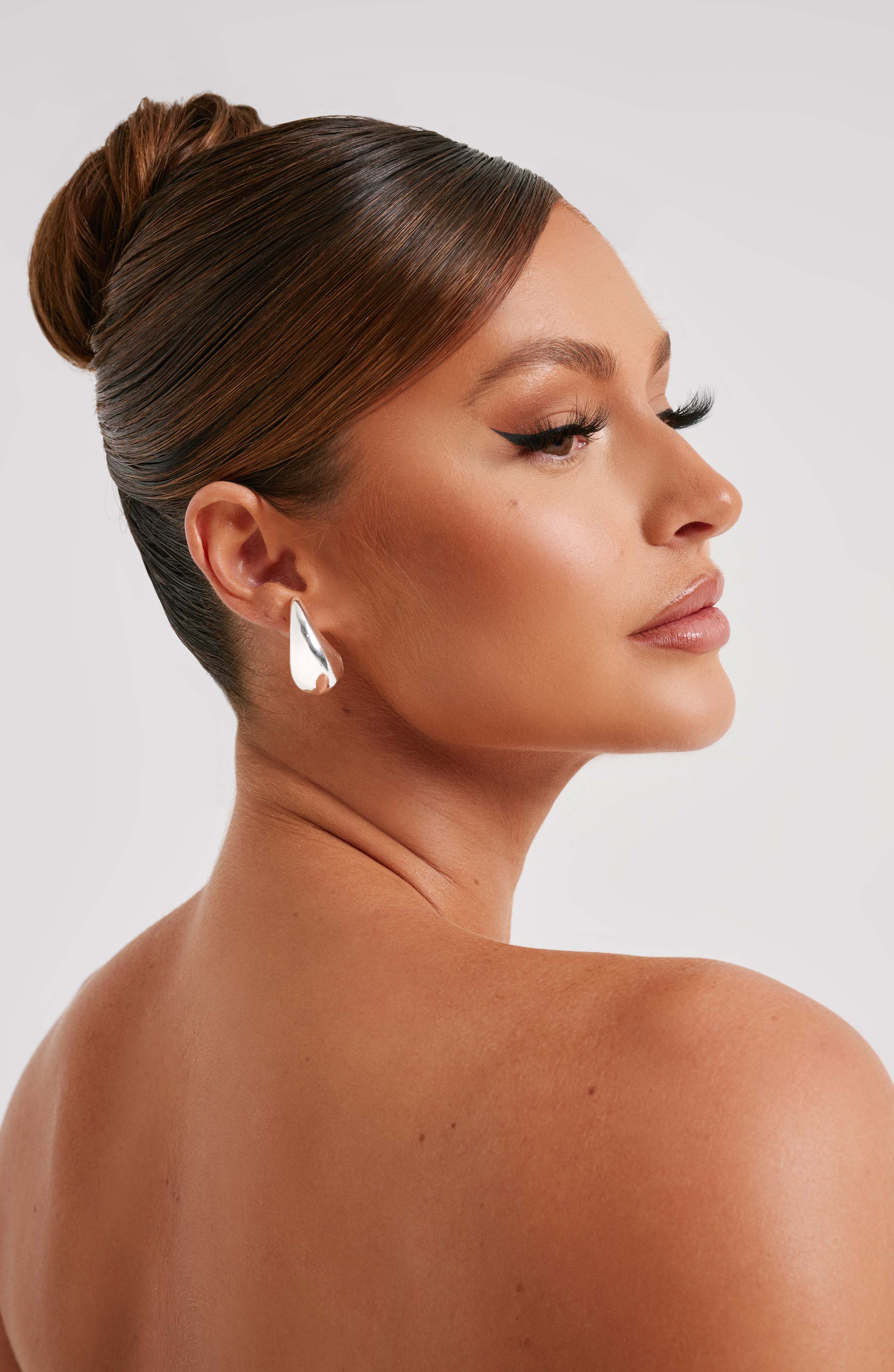 Small Fayth Earrings - Silver Accessories ONE SIZE Babyboo Fashion Premium Exclusive Design