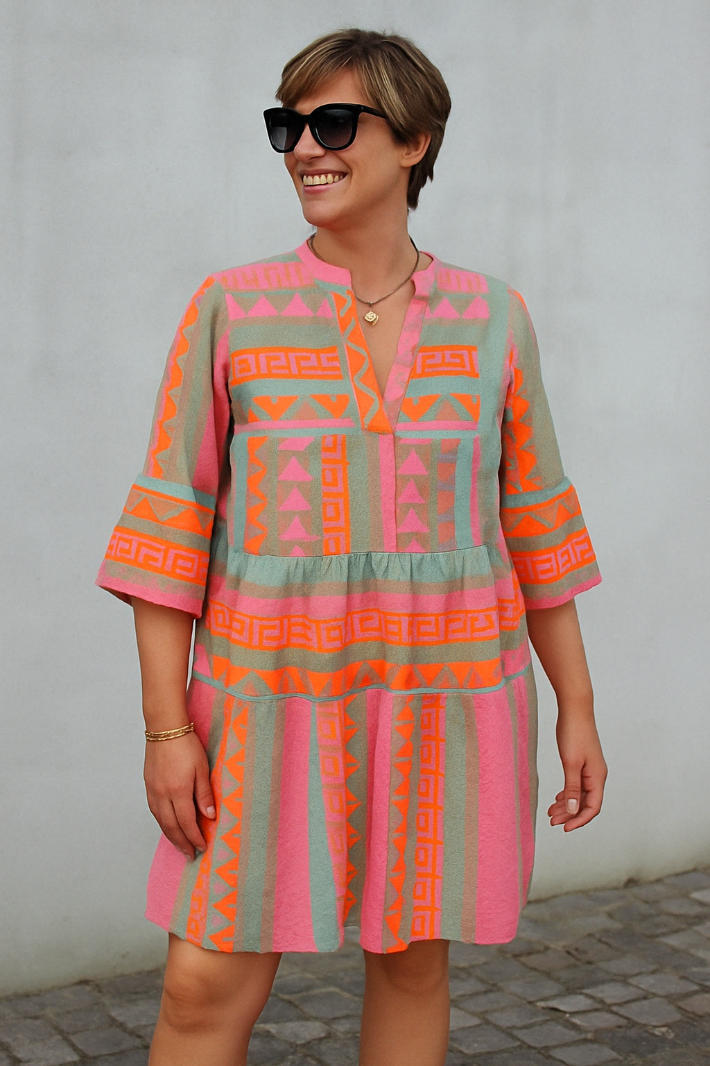 Emery - Flattering Vintage-Inspired Tummy Covering Dress