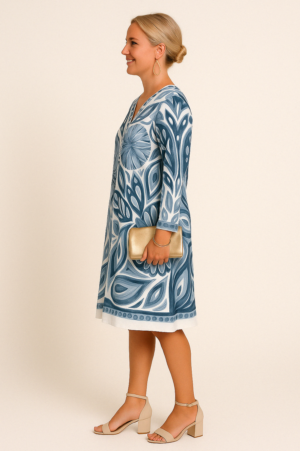 Calla - Retro Style Tummy Coverage Dress