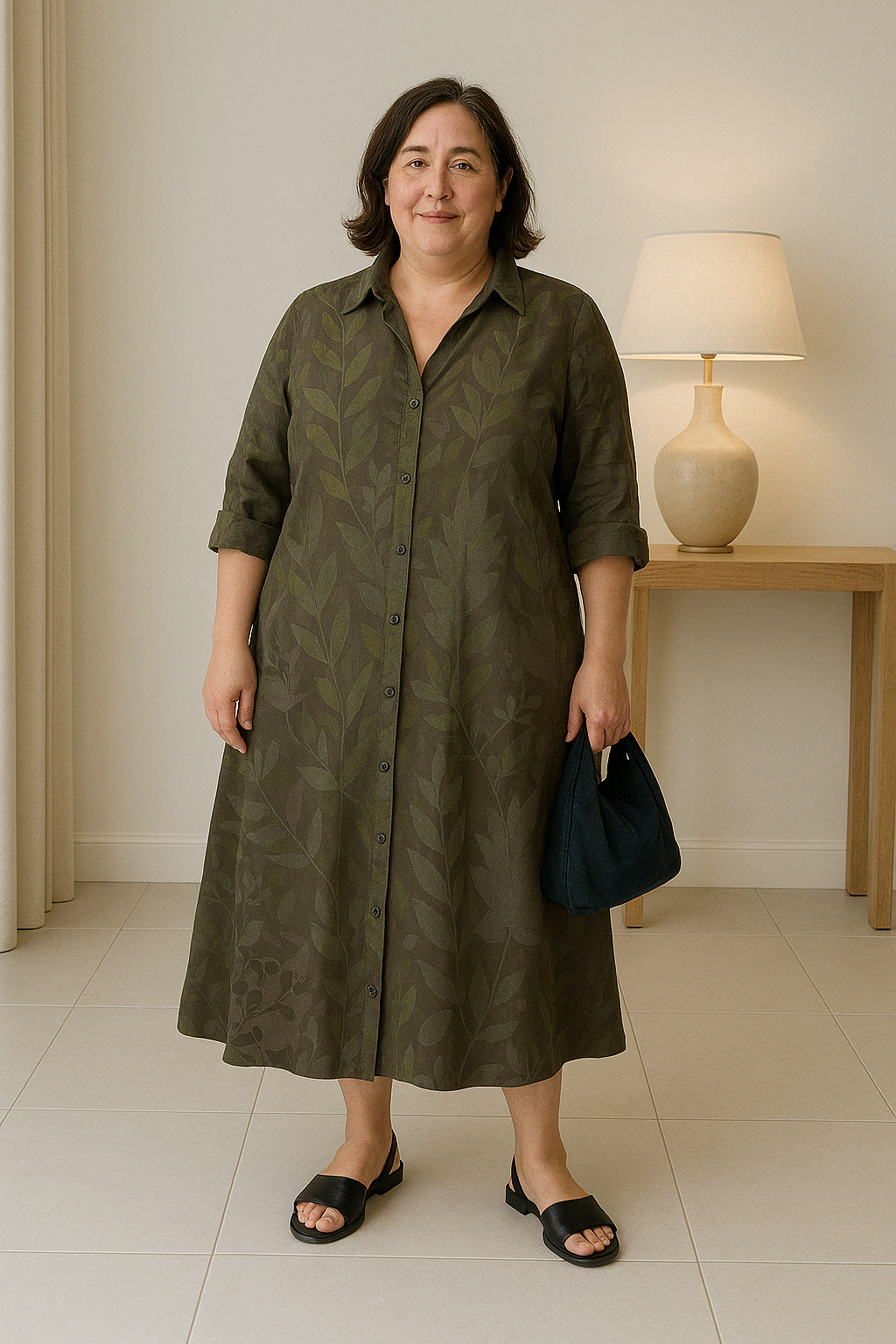 Nia - Colorful Tummy Covering Dress