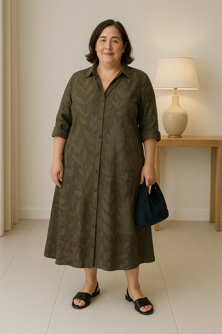 Nia - Colorful Tummy Covering Dress