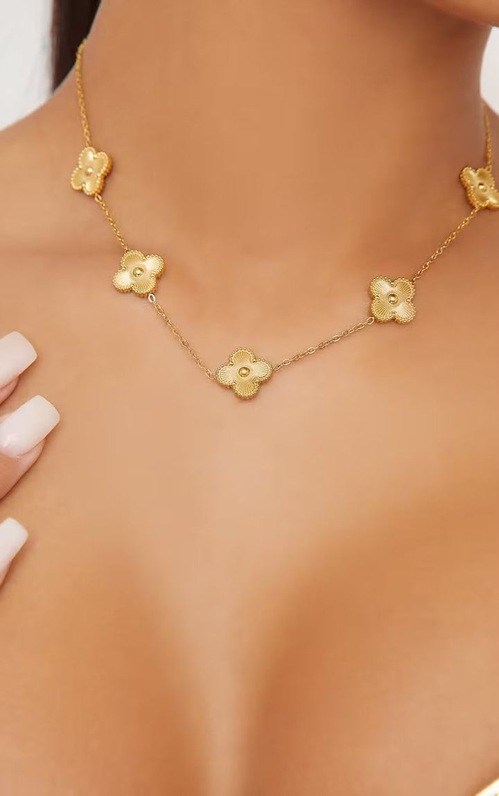 Bsbyboo Saint Kleeblatt Halskette