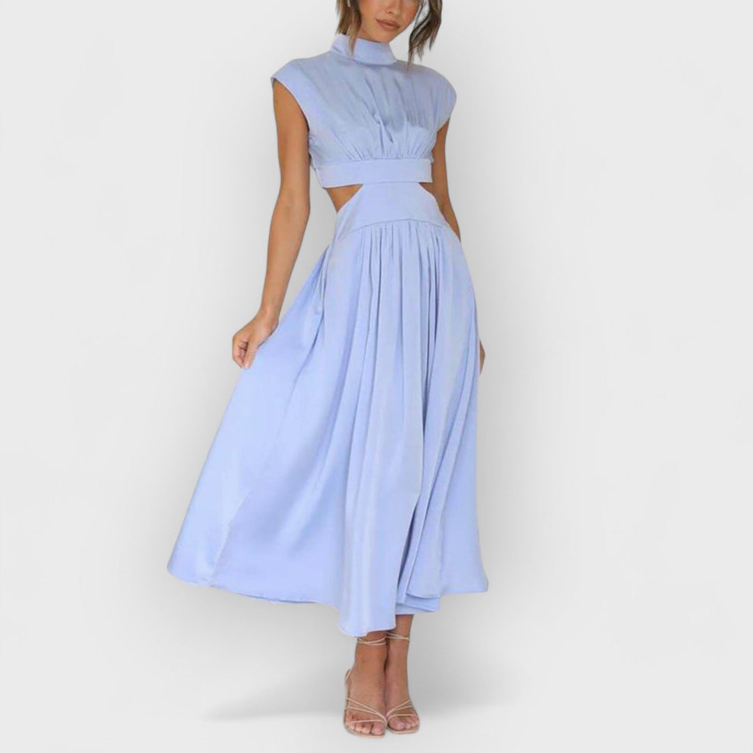 Lydia - Women's Cut-Out Waist Midi Dress