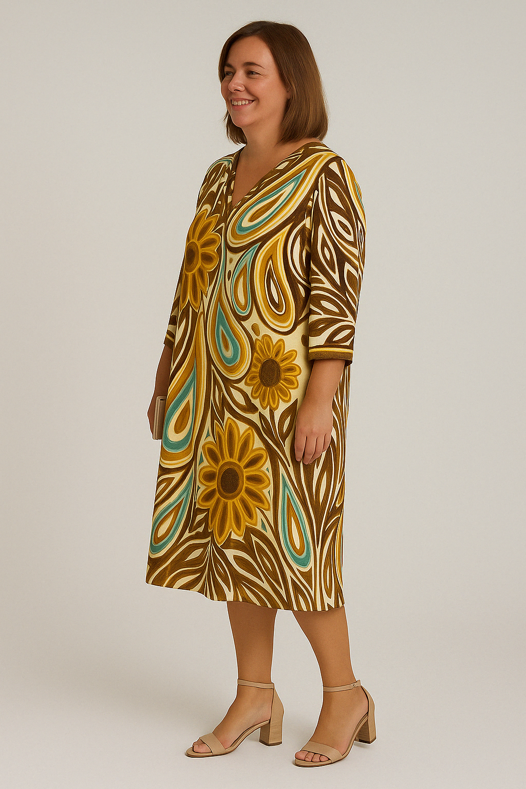 Calla - Retro Style Tummy Coverage Dress