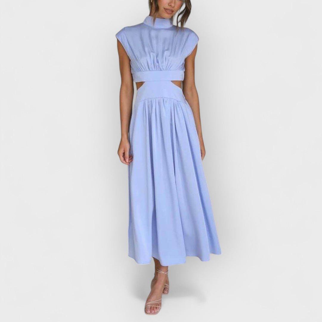 Lydia - Women's Cut-Out Waist Midi Dress