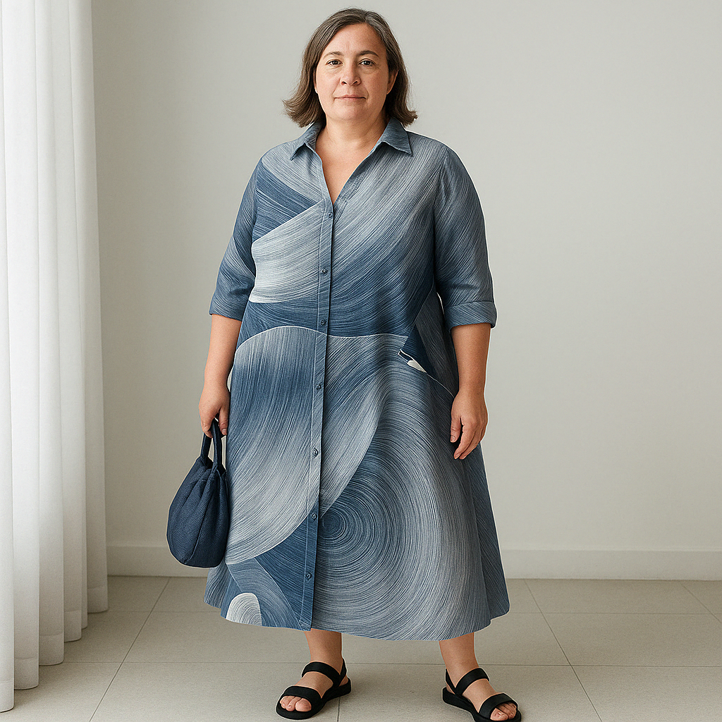 Nia - Colorful Tummy Covering Dress