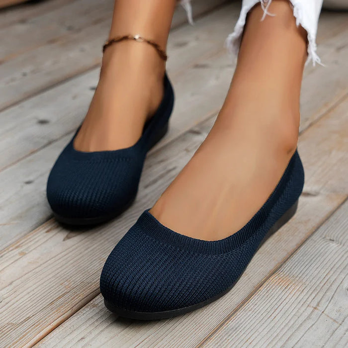 Briar - Comfortable Knit Ballet Flat Shoes