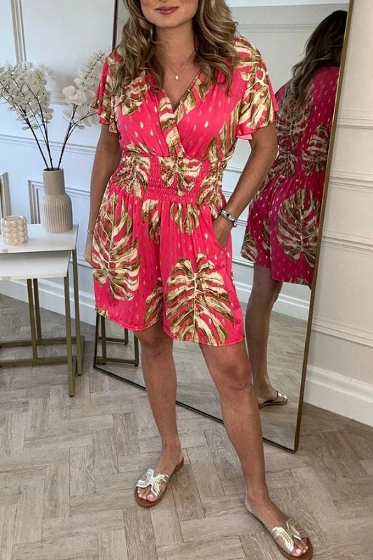 Pocket Rompers-Dress