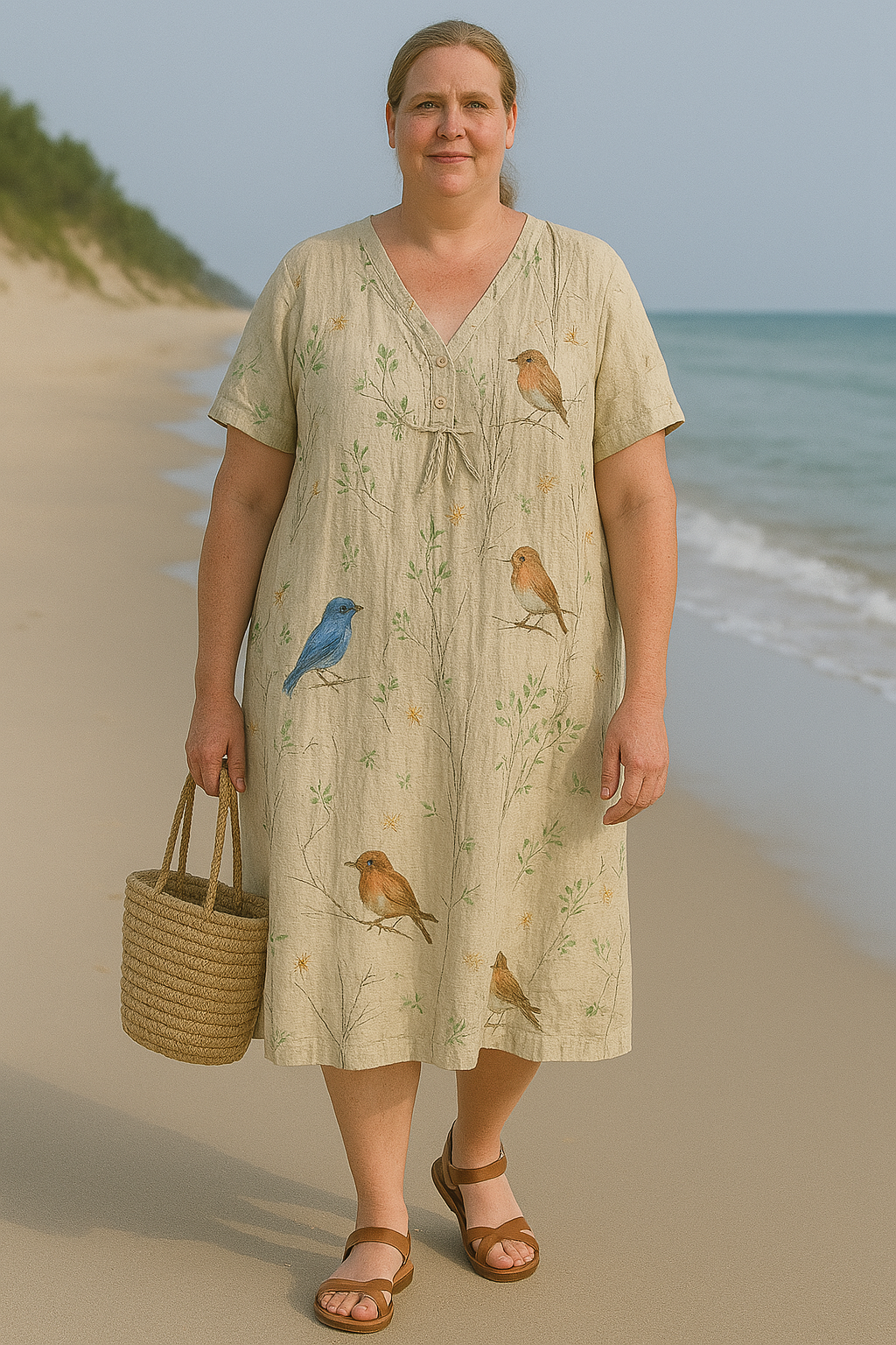 Zora - Everyday Floral Tummy Coverage Dress