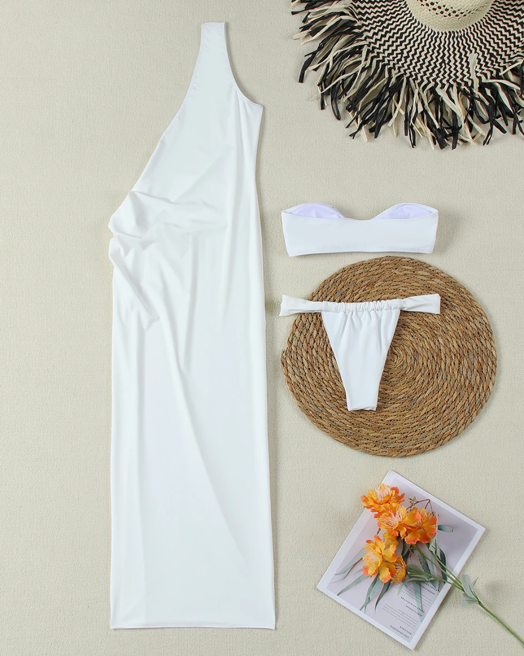 Ainsley - 3-Piece Women's Bandeau Bikini Set