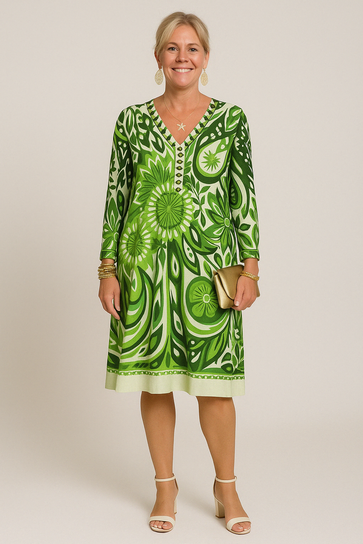 Calla - Retro Style Tummy Coverage Dress