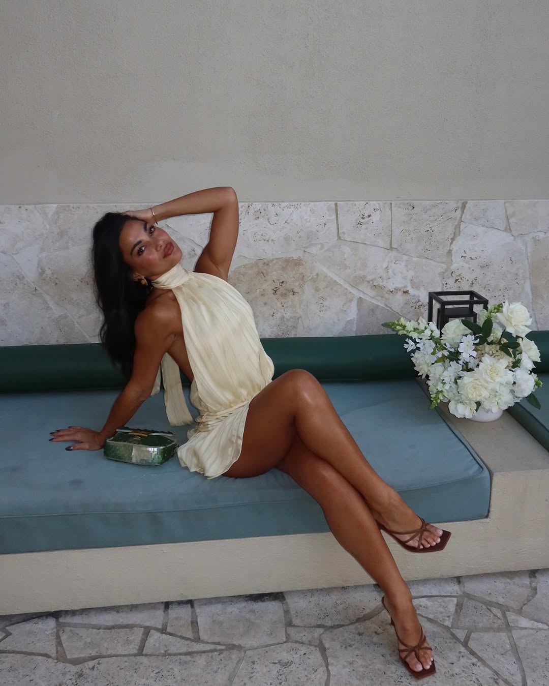 Kayla - Women’s Halter Ruffle Mini Dress