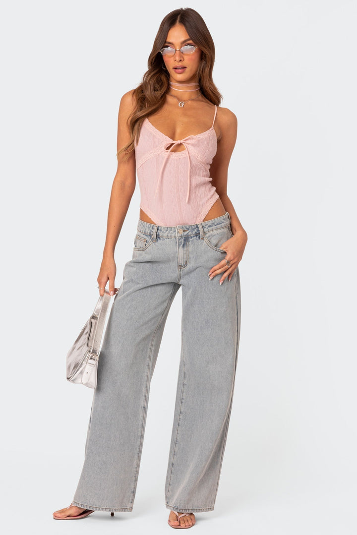 Joelle Bow Tie Jeans