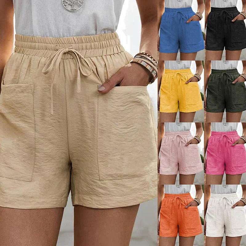 Bellamy - Casual Summer Drawstring Women’s Shorts