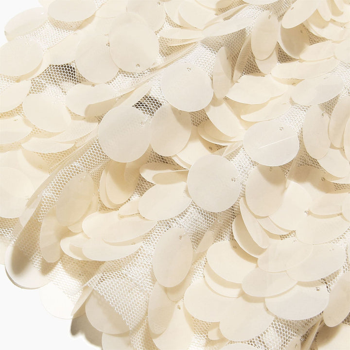 Harper - High Waist Zipper Sparkly Sequin Mini Skirt