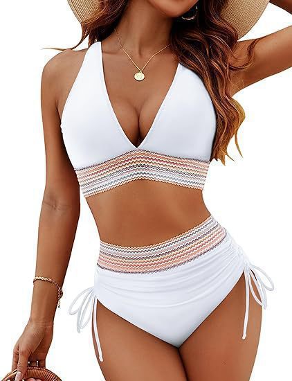 Women's High Waisted Bikini sets Tummy Control Bathing Suit