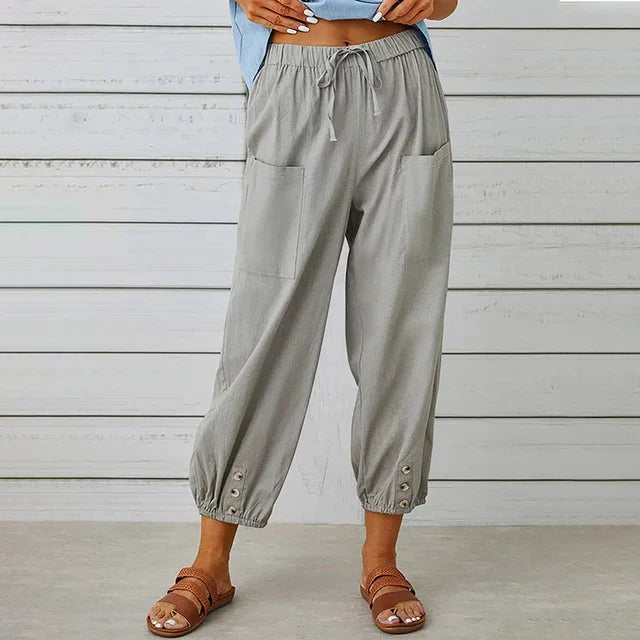 Luxen - Elastic Waist Casual Women’s Pants