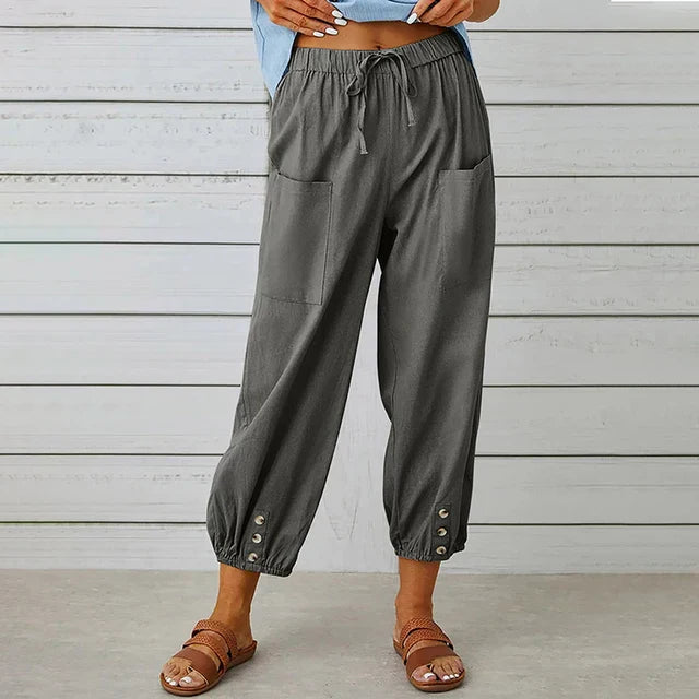 Luxen - Elastic Waist Casual Women’s Pants