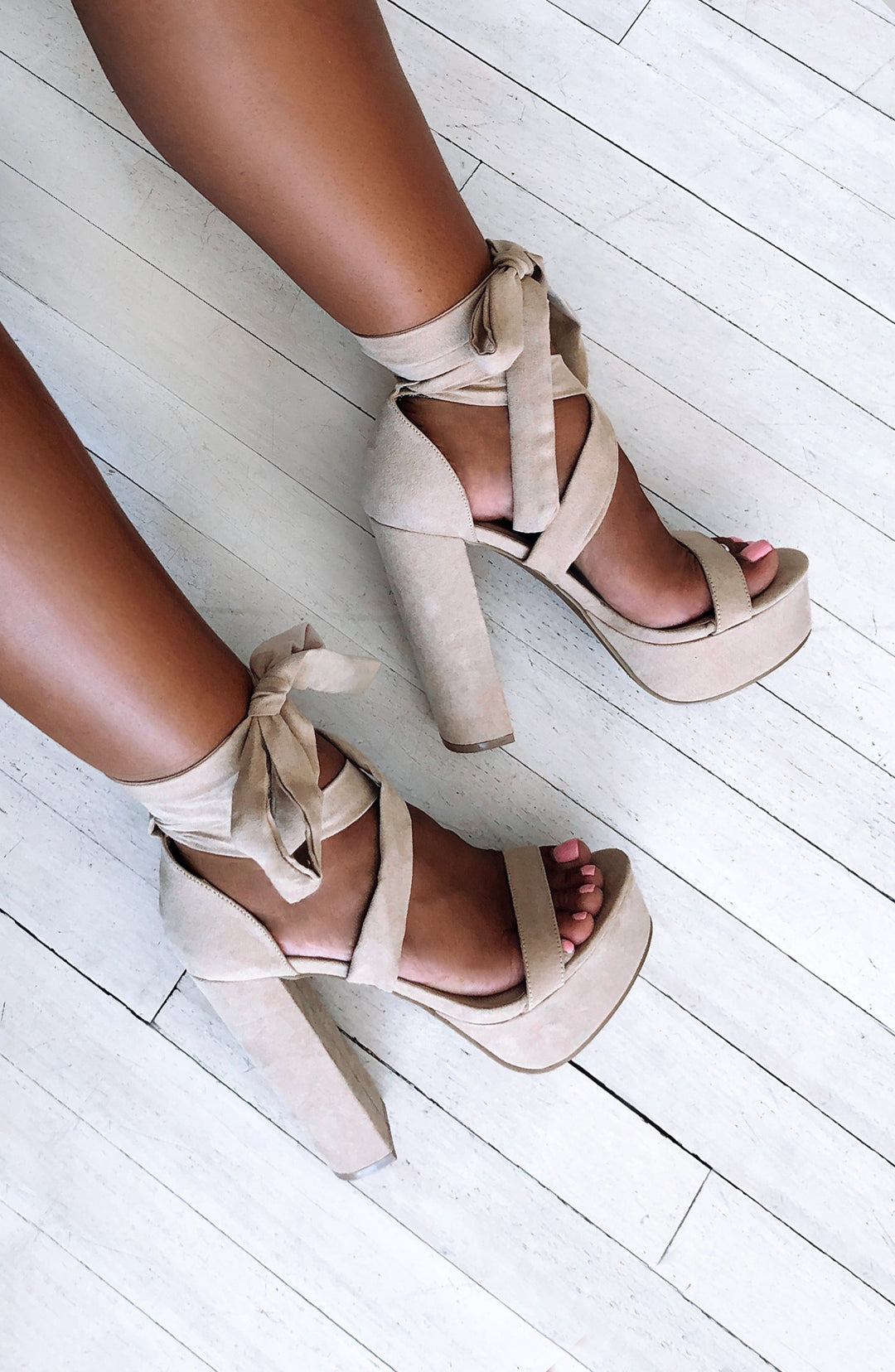 Danica Block Heels - Nude Accessories 5 Babyboo Fashion Premium Exclusive Design