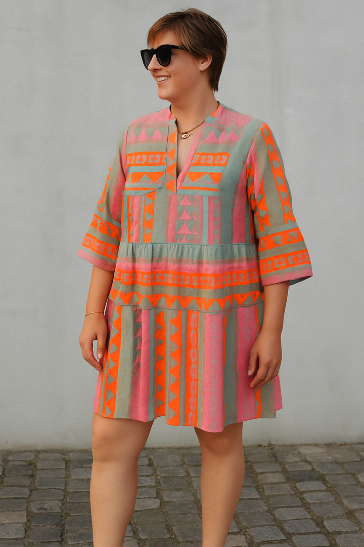 Emery - Flattering Vintage-Inspired Tummy Covering Dress