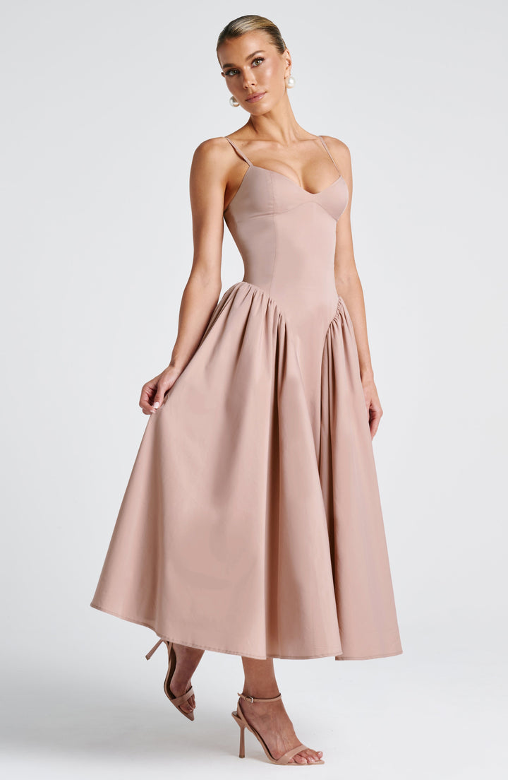 Emerson Midi Dress - Clay
