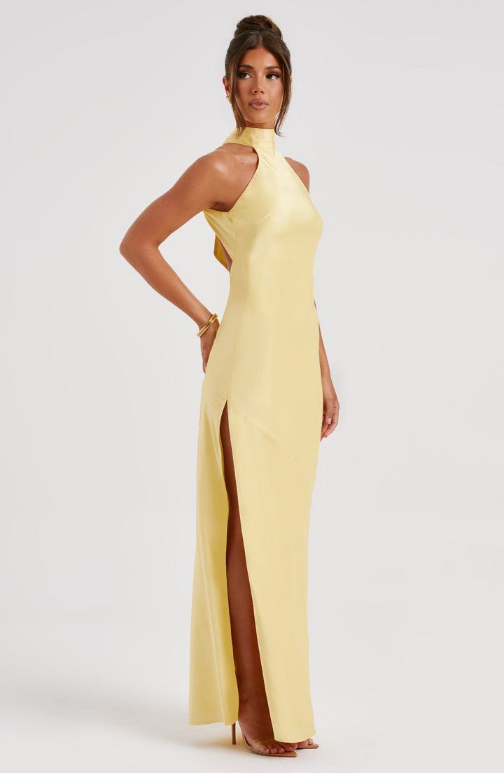 Etta Maxi Dress - Lemon