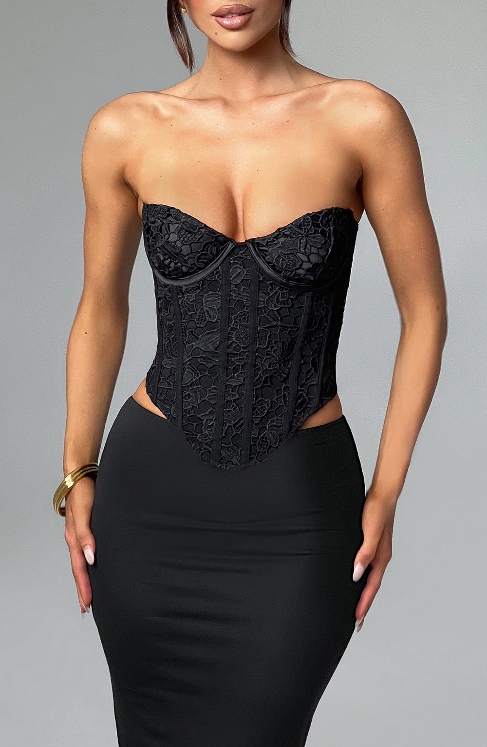 Harlow Corset - Black Tops Babyboo Fashion Premium Exclusive Design