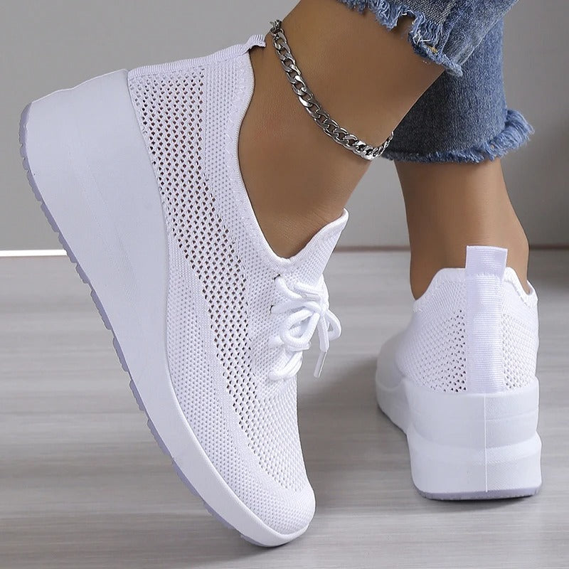 Nyla - Women's Mesh Knitted Platform Orthopedic Shoes