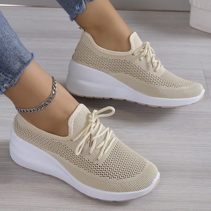 Nyla - Women's Mesh Knitted Platform Orthopedic Shoes