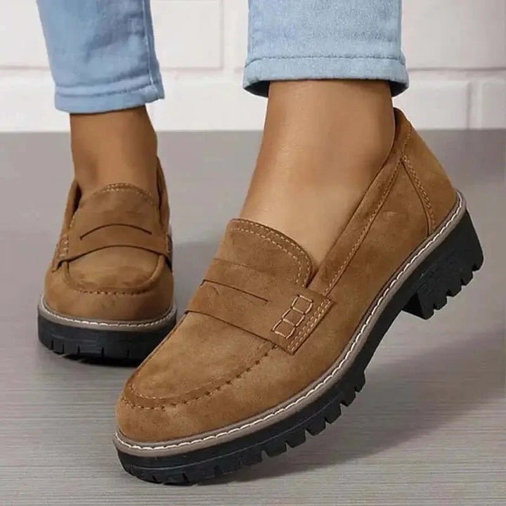 Danika | Comfortable Chunky Loafer Shoes