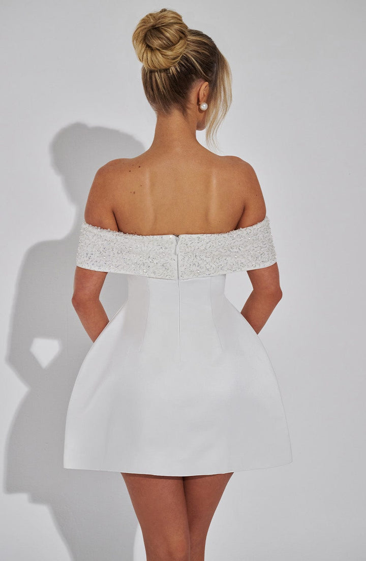 Noelle Mini Dress - Ivory