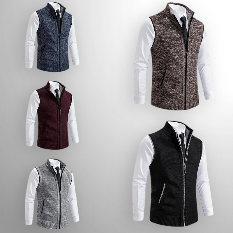 NOBA Full-Zip Sweater Vest
