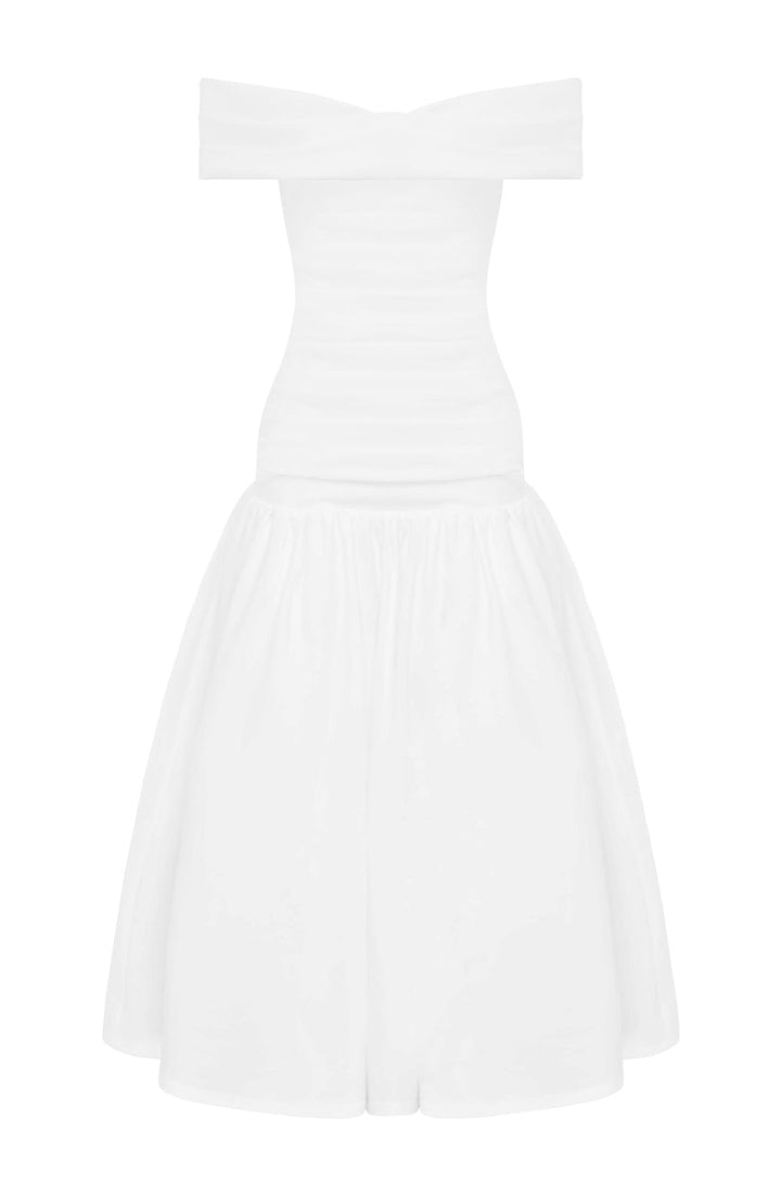 Wilhelmina Midaxi Dress - Ivory